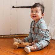 Holland Stripe Infant Blue Jumpsuit